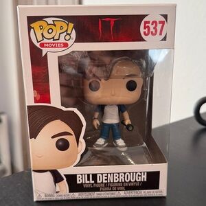 NIB Funko Pop! Movies: “IT” -  537 Bill Denbrough: Vinyl Figure